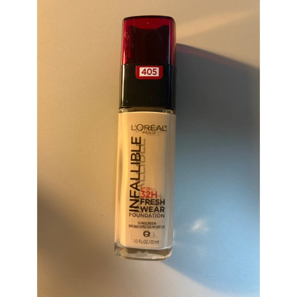L'Oreal Infallible Fresh Wear Foundation SPF 25 405 Porcelain 1oz
